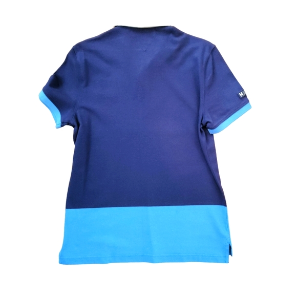 Tommy Hilfiger blue polo shirt medium custom fit - Picture 5 of 14